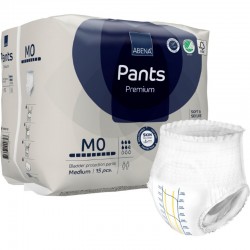 Bukseble, ABENA Pants, M0, blå farvekode, Premium 6 pakker.