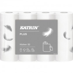 Køkkenrulle Katrin Plus 2 lags, 12 mtr., 28 ruller.