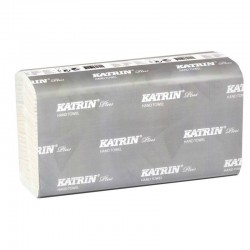 Katrin Plus håndklædeark, 3-lags, 34 x 20,3 cm, non stop, hvid, 100% nyfiber