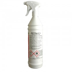 Profi IDZ Rapid A overfladedesinfektion, klar-til-brug med sprayer, fødevaregodkendt 1 ltr.
