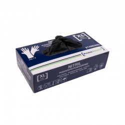 100 stk. Sorte Nitril Prime Source engangshandsker, pudderfri, str. X-Large