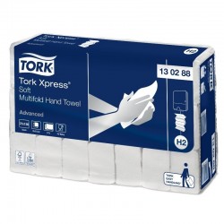 TORK H2 Xpress Soft Multifold Advanced håndklædeark, 4-fold, 21 pk.