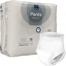 24 stk. bukseble, ABENA Pants, XS1, grå farvekode, Premium