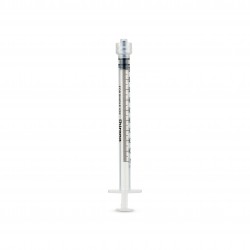 Sprøjte Chirana, 1 ml luer-lock centreret 3 komponent