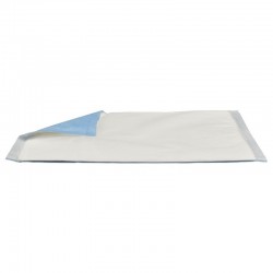 Absorberende bandage, ABENA, 40 x 20 cm, hvid, usteril, med blå bagside, 30 stk.