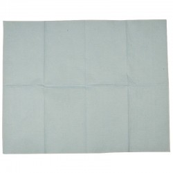 Væsketæt underlag 2-lags 50 x 37 cm lyseblå 150 stk.