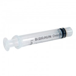 Omnifix Solo sprøjte, 2 ml, luer lock, centreret, 3-komponent