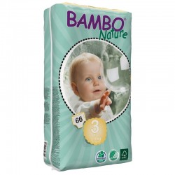 Bambo Nature, Midi 3, 5-9 kg, 66 stk.