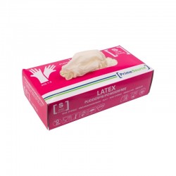 Prime Source Engangshandsker Latex Hvide 100 stk. | Small