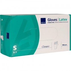 Abena Classic Undersøgelseshandsker Latex Nature 100 stk. | Small