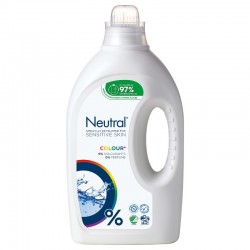 Tøjvask flydende Neutral Colour, uden parfume, blegemiddel el. optisk hvidt, 1250 ml