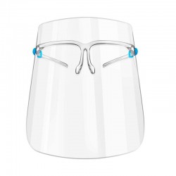 Face shield visir med brille, 1 stk.