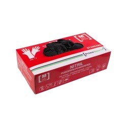 Prime Source Engangshandsker Nitril Sort 100 stk. | Medium