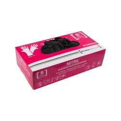 Prime Source Engangshandsker Nitril Sort 100 stk. | Small