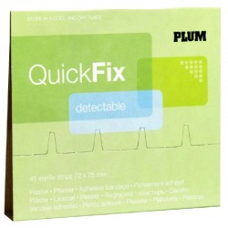 QuickFix - Detectable plasterrefill med 45 stk. plastre.