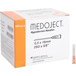 Kanyle, Medoject, orange, 25G, x 5/8" 0,5 x 16mm, steril