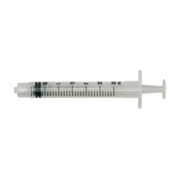 BD Plastipak Sprøjte, 3 ml, luer lock, centreret, 3 komponent